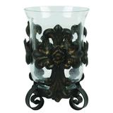 Castical de metal e vidro - Btc decor