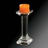 Castiçal De Vidro Óptico Pillar - F9-2424 - Prestige