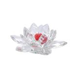 Castiçal Lotus 22cm Rojemac Transparente