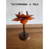 Castiçal Para Mesa De Jantar Decoração De Sala Artesanal Ferro - Libertas rosas artesanato