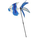 Catavento Peixe Azul Praia Piscina Decoracao Jardim Crianca 40cm (CATA-8) - Braslu