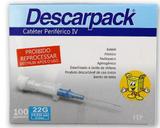 Catéter Intravenoso 22G AZUL C/100 - Descarpack