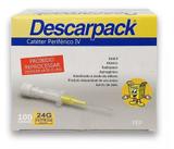 Catéter Intravenoso 24G AMARELO C/100 - Descarpack