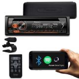 CD Player Pioneer DEH-S4180BT 1 Din Interface Android Mixtrax Spotify BT MP3 USB AUX FM Com Controle