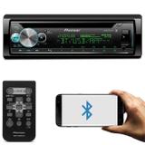 CD Player Pioneer DEH-X500BR 1 Din Bluetooth Interface Android iOS Mixtrax Spotify MP3 USB AUX AM FM