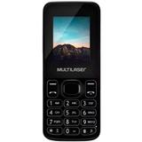 Celular Multilaser New UP P9032 Dual Chip, Preto, Tela 1.8", Câmera VGA, 32MB