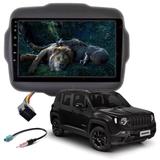 Central Multimídia 9 Pol JEEP RENEGADE Gps Android USB AUX - First option