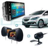 Central Multimídia Android Onix Prisma Spin Cobalt Câm BT Par Telas Espelhamento - Uberparts