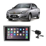 Central Multimídia Chevrolet Vectra 2006 a 2011 7 Polegadas MP5 USB Bluetooth Espelhamento iOS Android + Câmera de Ré - Gold