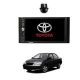 Central Multimídia Corolla 2003 2004 2005 2006 2007 Mp5 2 din tela 7 fm usb aux bluetooth espelhamento - X3automotive