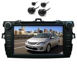 Central Multimidia Corolla 2008 09 10 11 12 13 14 Tv Gps Bluetooth Usb Sd Card Tela 8 Camera Sensor Estacionamento Espelhamento Android e Iphone* - X3automotive
