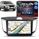 Central Multimídia Creta PCD 17 a 19 10 Pol Shutt Espelhamento Via USB e WiFi Android IOS BT GPS