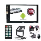 Central Multimidia Dvd Fiat Grand Siena + Moldura + Brinde - Knup