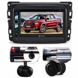 Central Multimidia Dvd Fiat Toro + Moldura 2 Din + Camera - Multi marcas