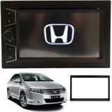 Central Multimídia Dvd Honda City Dx 09/12 Blue Espelhamento - Htech