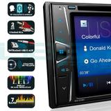 Central Multimídia DVD Pioneer AVH-G218BT Bluetooth USB FM
