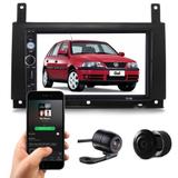 Central Multimidia Dvd Vw Gol Parati G3 + Moldura + Brinde - Multi marcas