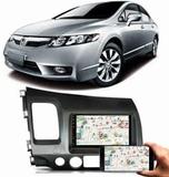 Central Multimidia E Moldura Civic 08 A 11 Espelhamento Gps - First option