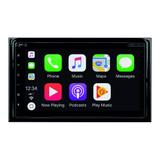 Central Multimídia Evolve X CD/DVD com Tela de 6,75 Pol. Funções Bluetooth Car Play Android Auto e Conexões AUX USB e MicroSD Preto Multilaser - GP331