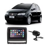 Central Multimídia Fiat Idea 2006 a 2012 7 Polegadas MP5 USB Bluetooth Espelhamento iOS Android + Câmera de Ré - Gold