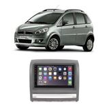 Central Multimídia Fiat Idea 2009 a 2011 7 Polegadas MP5 USB Bluetooth Espelhamento iOS Android - Gold