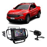 Central Multimídia Fiat Toro 2016 a 2019 7 Polegadas MP5 USB Bluetooth Espelhamento iOS Android + Câmera de Ré - Gold