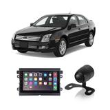 Central Multimídia Ford Fusion 2006 a 2009 7 Polegadas MP5 USB Bluetooth Espelhamento iOS Android + Câmera de Ré - Gold