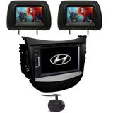 Central Multimidia Hb20 2013 2014 2015 2016 2017 2018 2019 + par de encosto - Hetzer