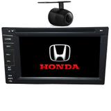Central Multimidia Honda Civic 2001 02 03 04 05 06 GPS TV Camera BT Usb Sd Espelhamento - X3automotive