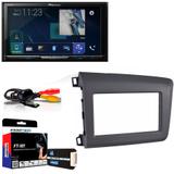 Central Multimídia Honda Civic 2012 a 2016 com Pioneer AVH Z9180TV e Câmera De Ré
