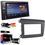 Central Multimidia Honda Civic 2012 a 2016 com Pioneer MVH G218BT e Camera de Re