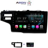 Central Multimidia Honda Fit WRV 2015 2016 2017 2018 2019 Android tela 9 polegadas TV Full HD - Aikon
