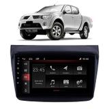 Central Multimídia Mitsubishi L200 Triton 2007 2008 2009 2010 2011 2012 2013 2014 2015 2016 Gps WiFi Bluetooth Rádio Câmera de Ré Moldura - Aikon