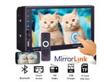 Central Multimídia MP5 2DIN Espelhamento Celular Bluetooth Câmera Ré Rádio USB SD 7-Cores - M2m