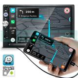 Central Multimídia Mp5 universal Bluetooth USB SD Espelhamento Android e IOS - Uberparts