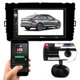 Central Multimidia Mp5 Vw Novo Polo Virtus + Moldura +brinde - Multi marcas