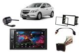 Central Multimídia Onix 2012 até 2019 AVH-G218BT Pioneer + Câmera de ré + Chicotes e Moldura