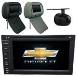 Central Multimidia Onix LT 2012 13 14 15 16 17 18 + 2 encostos + GPS TV Camera Usb Sd BT Espelhamento - X3automotive