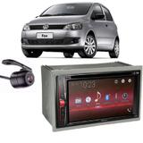 Central Multimídia Pioneer AVH-A208BT + Moldura 2 Din + Câmera Ré Fox - Central pioneer