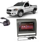 Central Multimídia Pioneer AVH-A208BT + Moldura 2 Din + Câmera ré - Strada 2012 - Central pioneer