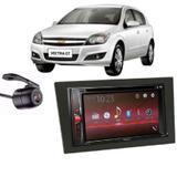 Central Multimídia Pioneer AVH-A208BT Pioneer + Moldura 2 Din + Câmera ré Vectra GT 2005/2011 - Central pioneer