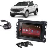 Central Multimídia Pioneer Avh-A218bt+ Moldura 2 Din + Câmera Ré Fiat Toro - Central pioneer