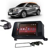 Central Multimídia Pioneer Avh-A218bt+ Moldura 2 Din + Câmera Ré Nissan Kicks - Central pioneer