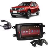 Central Multimídia Pioneer AVH-A218BT + Moldura 2 Din + Câmera Ré Renault Duster - Central pioneer