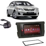 Central Multimídia Pioneer AVH-A218BT + Moldura 2 Din + Câmera Ré Toyota Corolla 2008/2013 - Central pioneer