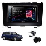 Central Multimidia Pioneer Honda Crv 08/11+ Moldura + Brinde - Multi marcas
