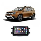 Central Multimídia Renault Duster 2011 a 2019 7 Polegadas MP5 USB Bluetooth Espelhamento iOS Android + Câmera de Ré - Gold
