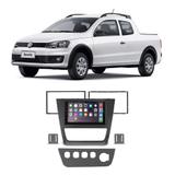 Central Multimídia Volkswagen Saveiro G6 2012 a 2016 7 Polegadas MP5 USB Bluetooth Espelhamento iOS Android - Gold