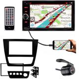 Central Multimidia VW Voyage G6 2013 a 2015 com Multilaser Evolve Light, Camera de Re e Moldura Preta
