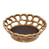 Centro de Mesa 23cm dourado Espressione